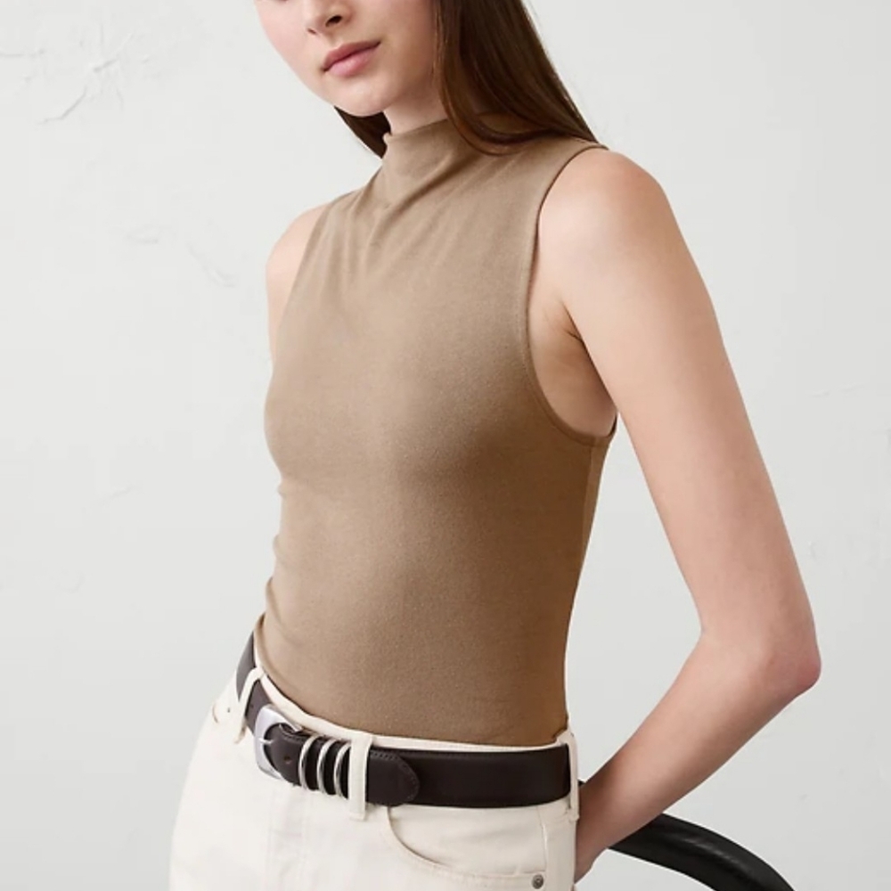 Banana Republic Soft Luxe Mock-Neck Top